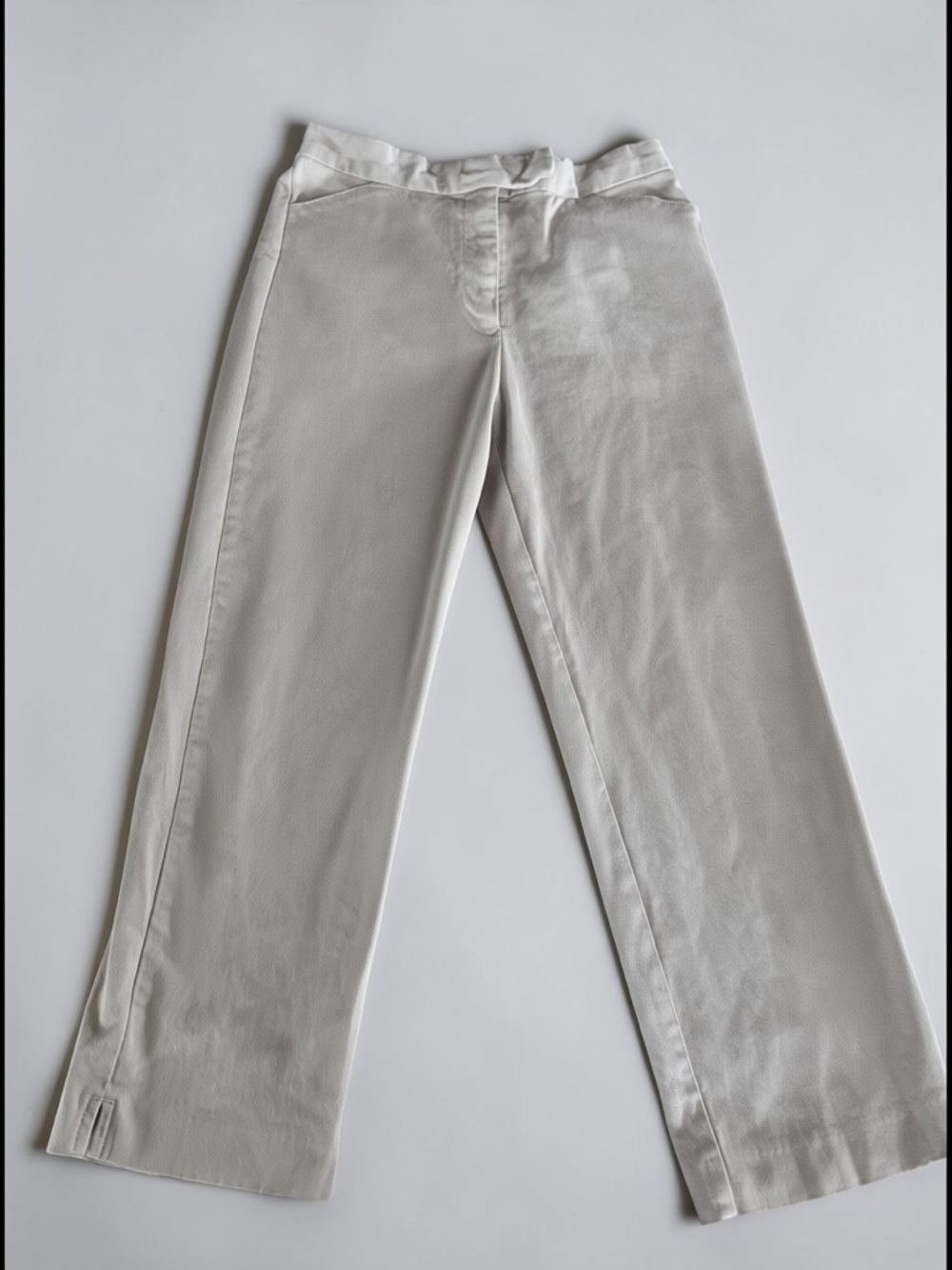 Tommy Hilfiger Capri Pants Women Size 2 Beige Cropped Gift for Her